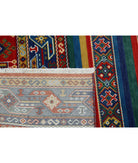 Gulshan 4'0'' X 5'10'' Power-Loomed Wool-Bamboo Silk Rug 4'0'' x 5'10'' (120 X 175) / Blue / Green