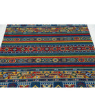 Gulshan 4'0'' X 5'10'' Power-Loomed Wool-Bamboo Silk Rug 4'0'' x 5'10'' (120 X 175) / Blue / Green