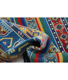 Gulshan 4'0'' X 5'10'' Power-Loomed Wool-Bamboo Silk Rug 4'0'' x 5'10'' (120 X 175) / Blue / Green
