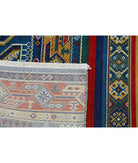 Gulshan 4'0'' X 5'10'' Power-Loomed Wool-Bamboo Silk Rug 4'0'' x 5'10'' (120 X 175) / Blue / Green
