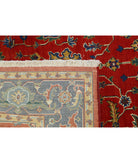 Gulshan 4'0'' X 5'10'' Power-Loomed Wool-Bamboo Silk Rug 4'0'' x 5'10'' (120 X 175) / Red / Blue