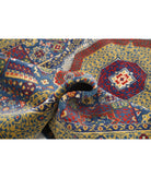 Gulshan 3'10'' X 6'0'' Power-Loomed Wool-Bamboo Silk Rug 3'10'' x 6'0'' (115 X 180) / Blue / Gold