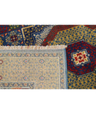 Gulshan 3'10'' X 6'0'' Power-Loomed Wool-Bamboo Silk Rug 3'10'' x 6'0'' (115 X 180) / Blue / Gold