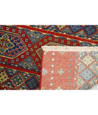 Gulshan 2'1'' X 3'10'' Power-Loomed Wool-Bamboo Silk Rug 2'1'' x 3'10'' (63 X 115) / Red / Blue