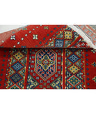 Gulshan 2'2'' X 3'10'' Power-Loomed Wool-Bamboo Silk Rug 2'2'' x 3'10'' (65 X 115) / Red / Green