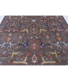 Power Loomed Heriz Wool Rug 7' 11" X 10' 0" 7' 11" X 10' 0" (241 X 305) / Brown / Brown