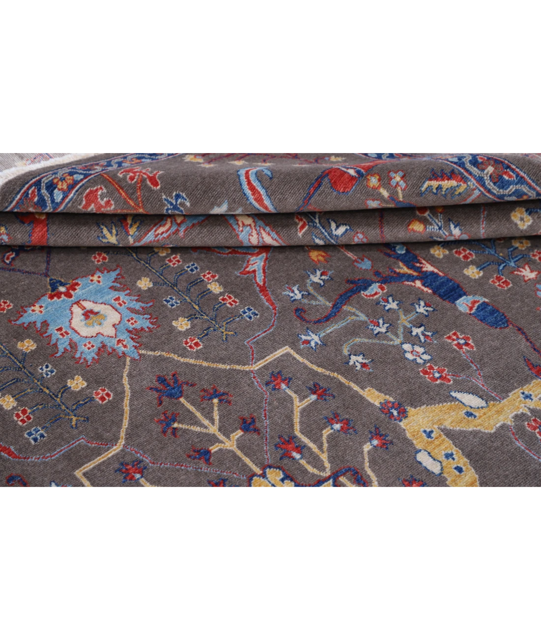 Power Loomed Heriz Wool Rug 7' 11" X 10' 0" 7' 11" X 10' 0" (241 X 305) / Brown / Brown