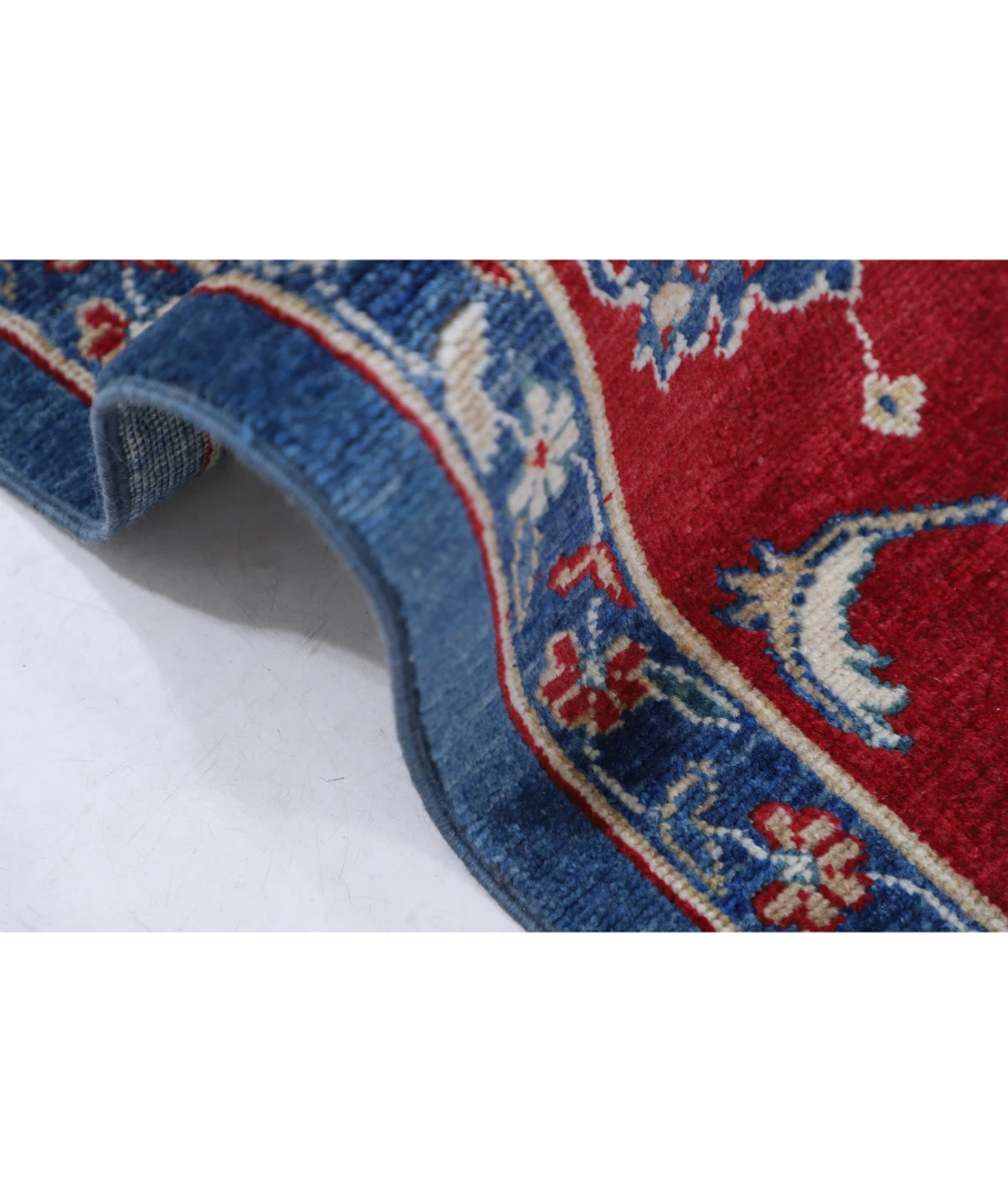 Power Loomed Heriz Wool Rug 8' 2" X 11' 8" 8' 2" X 11' 8" (249 X 356) / Blue / Red