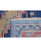 Power Loomed Heriz Wool Rug 8' 2" X 11' 8" 8' 2" X 11' 8" (249 X 356) / Blue / Red
