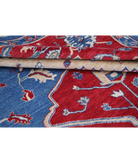 Power Loomed Heriz Wool Rug 8' 0" X 11' 6" 8' 0" X 11' 6" (244 X 351) / Blue / Red