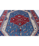 Power Loomed Heriz Wool Rug 8' 2" X 11' 8" 8' 2" X 11' 8" (249 X 356) / Blue / Red