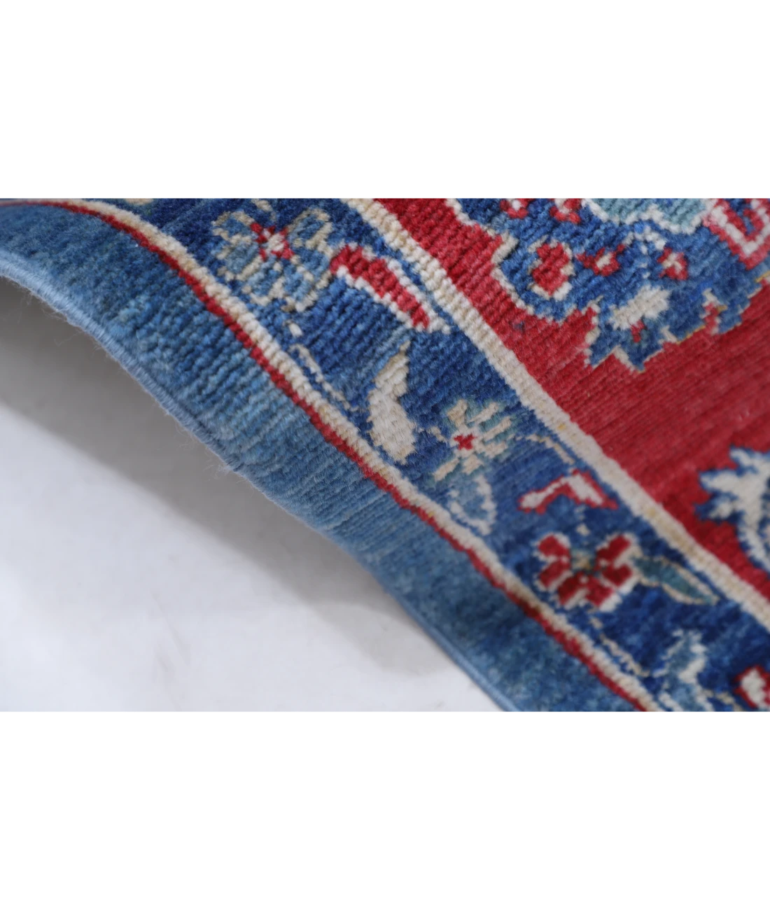Power Loomed Heriz Wool Rug 8' 2" X 11' 8" 8' 2" X 11' 8" (249 X 356) / Blue / Red