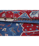 Power Loomed Heriz Wool Rug 8' 2" X 11' 8" 8' 2" X 11' 8" (249 X 356) / Blue / Red