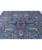 Power Loomed Heriz Wool Rug 8' 11" X 12' 0" 8' 11" X 12' 0" (272 X 366) / Blue / Blue