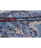 Power Loomed Heriz Wool Rug 8' 11" X 12' 0" 8' 11" X 12' 0" (272 X 366) / Blue / Blue