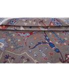 Power Loomed Heriz Wool Rug 8' 0" X 9' 10" 8' 0" X 9' 10" (244 X 300) / Brown / Brown