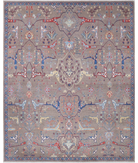 Power Loomed Heriz Wool Rug 8' 0" X 9' 10" 8' 0" X 9' 10" (244 X 300) / Brown / Brown