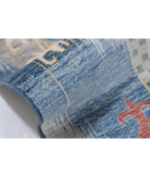 Power Loomed Ikat Wool Rug 8' 10" X 11' 10" 8' 10" X 11' 10" (269 X 361) / Blue / Ivory