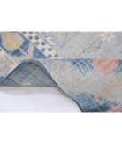 Power Loomed Ikat Wool Rug 8' 10" X 11' 11" 8' 10" X 11' 11" (269 X 363) / Blue / Grey