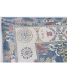 Power Loomed Ikat Wool Rug 8' 10" X 11' 10" 8' 10" X 11' 10" (269 X 361) / Blue / Ivory