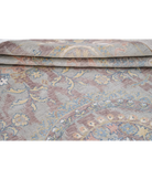 Power Loomed Ikat Wool Rug 6' 5" X 9' 11" 6' 5" X 9' 11" (196 X 302) / Brown / Blue