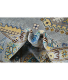 Power Loomed Kazak Wool Rug 7' 9" X 9' 5" 7' 9" X 9' 5" (236 X 287) / Grey / Grey