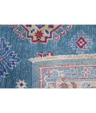 Power Loomed Kazak Wool Rug 9' 4" X 11' 8" 9' 4" X 11' 8" (284 X 356) / Green / Ivory