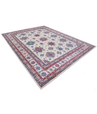 Power Loomed Kazak Wool Rug 9' 4" X 11' 9" 9' 4" X 11' 9" (284 X 358) / Ivory / Ivory