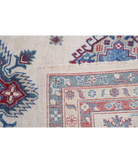 Power Loomed Kazak Wool Rug 9' 4" X 11' 9" 9' 4" X 11' 9" (284 X 358) / Ivory / Ivory