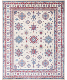 Power Loomed Kazak Wool Rug 9' 4" X 11' 9" 9' 4" X 11' 9" (284 X 358) / Ivory / Ivory