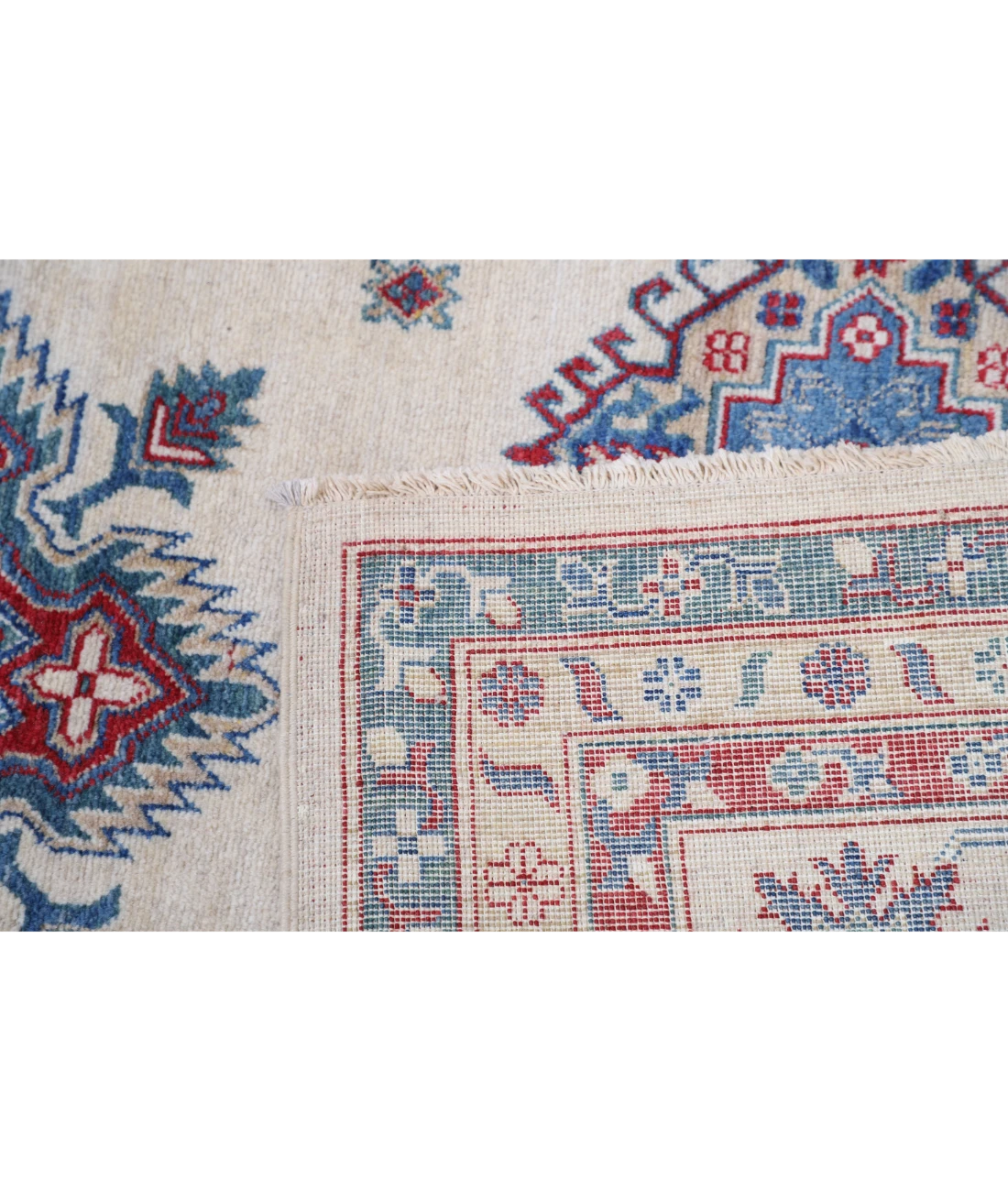 Power Loomed Kazak Wool Rug 9' 3" X 11' 9" 9' 3" X 11' 9" (282 X 358) / Ivory / Ivory