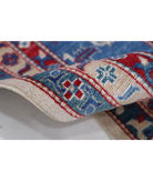 Power Loomed Kazak Wool Rug 9' 3" X 11' 9" 9' 3" X 11' 9" (282 X 358) / Ivory / Blue