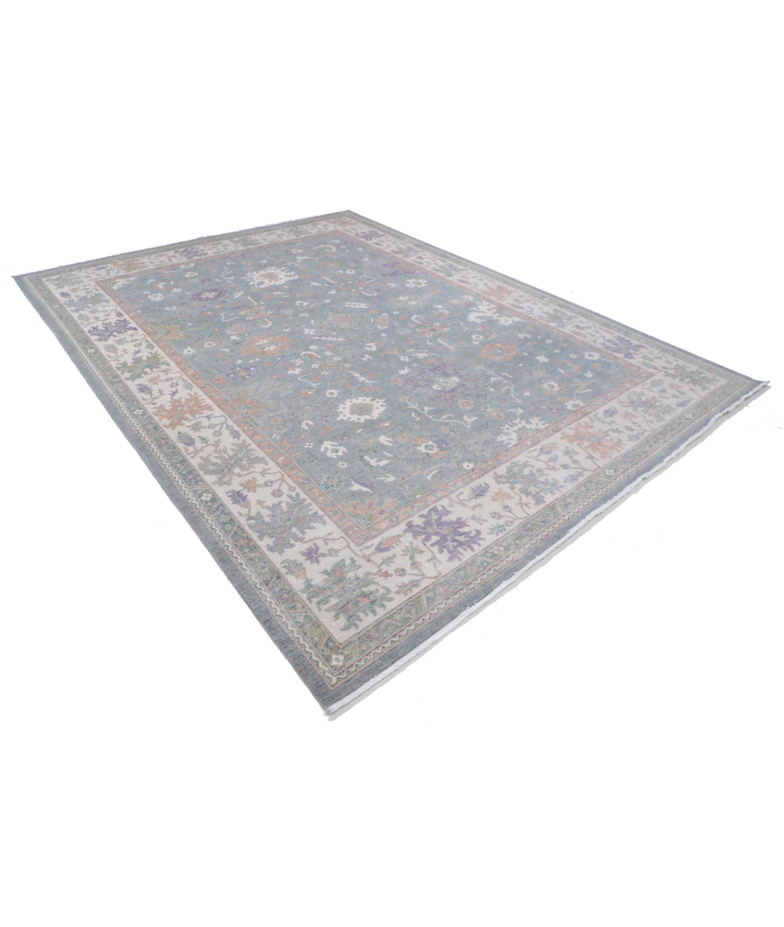Power Loomed Lily Wool Rug 8' 11" X 11' 10" 8' 11" X 11' 10" (272 X 361) / Grey / Ivory