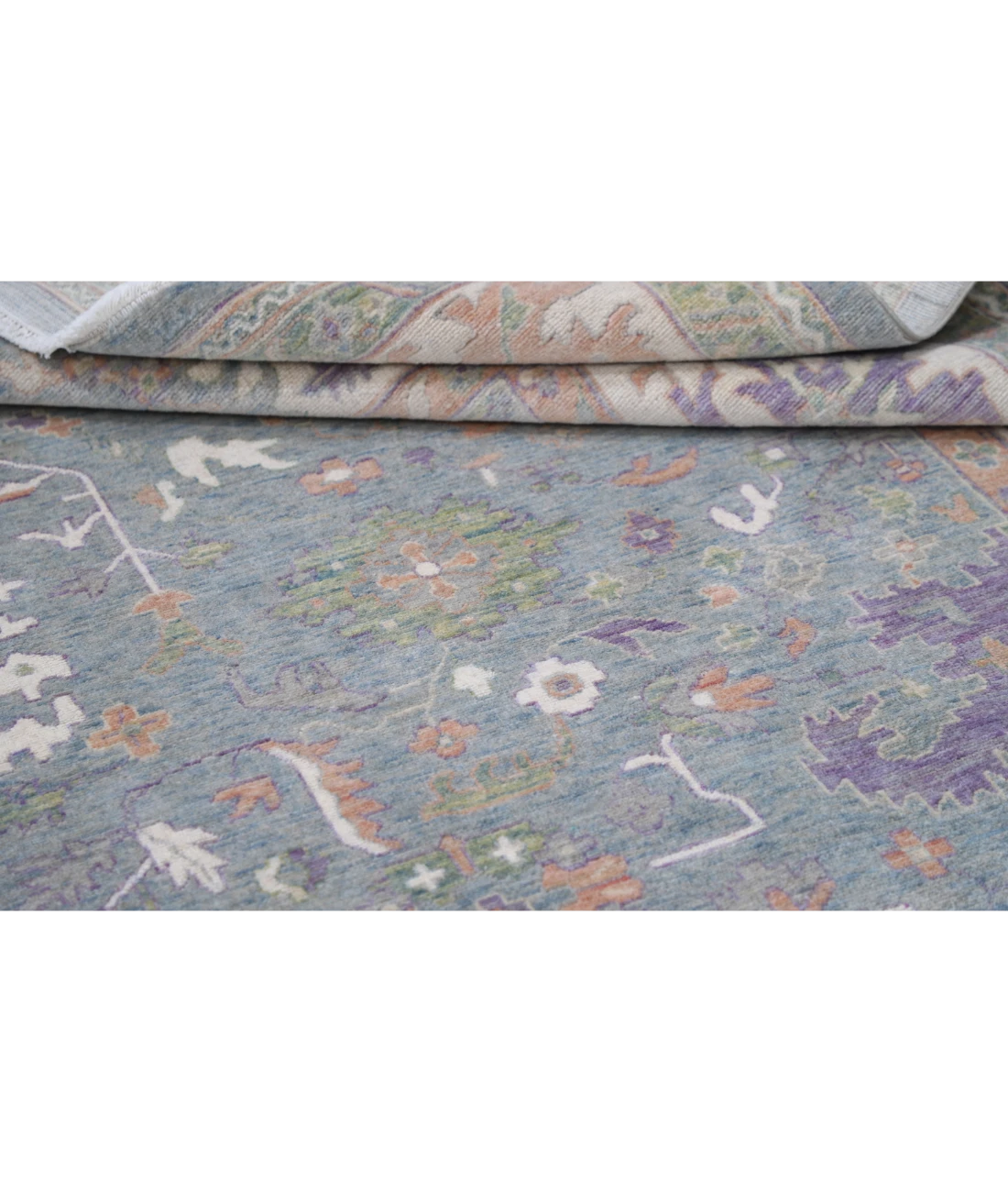 Power Loomed Lily Wool Rug 8' 11" X 11' 10" 8' 11" X 11' 10" (272 X 361) / Grey / Ivory