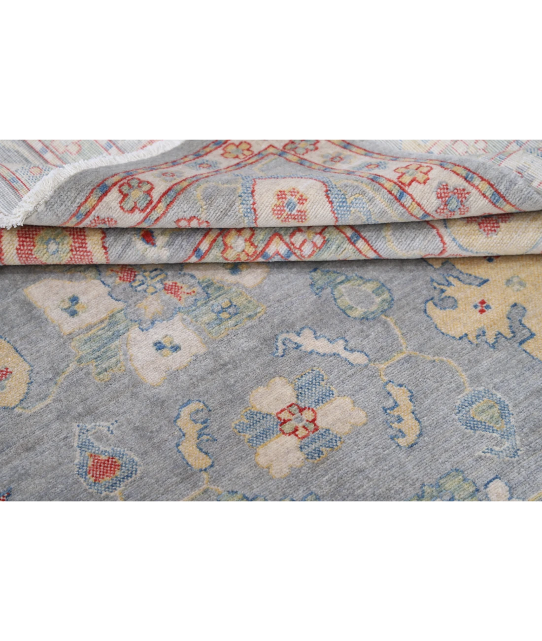 Power Loomed Lily Wool Rug 9' 3" X 12' 0" 9' 3" X 12' 0" (282 X 366) / Grey / Grey