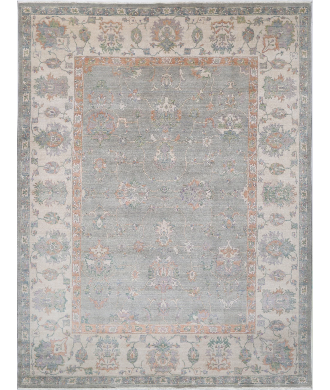 Power Loomed Lily Wool Rug 8' 11" X 12' 0" 8' 11" X 12' 0" (272 X 366) / Grey / Ivory