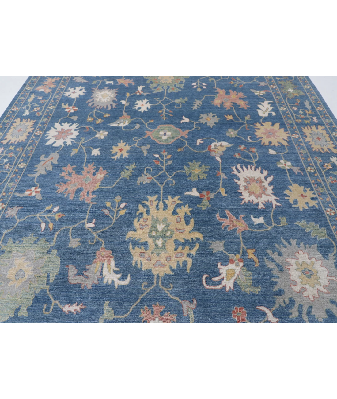Power Loomed Lily Wool Rug 8' 10" X 11' 10" 8' 10" X 11' 10" (269 X 361) / Blue / Blue