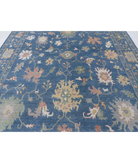 Power Loomed Lily Wool Rug 8' 10" X 11' 10" 8' 10" X 11' 10" (269 X 361) / Blue / Blue