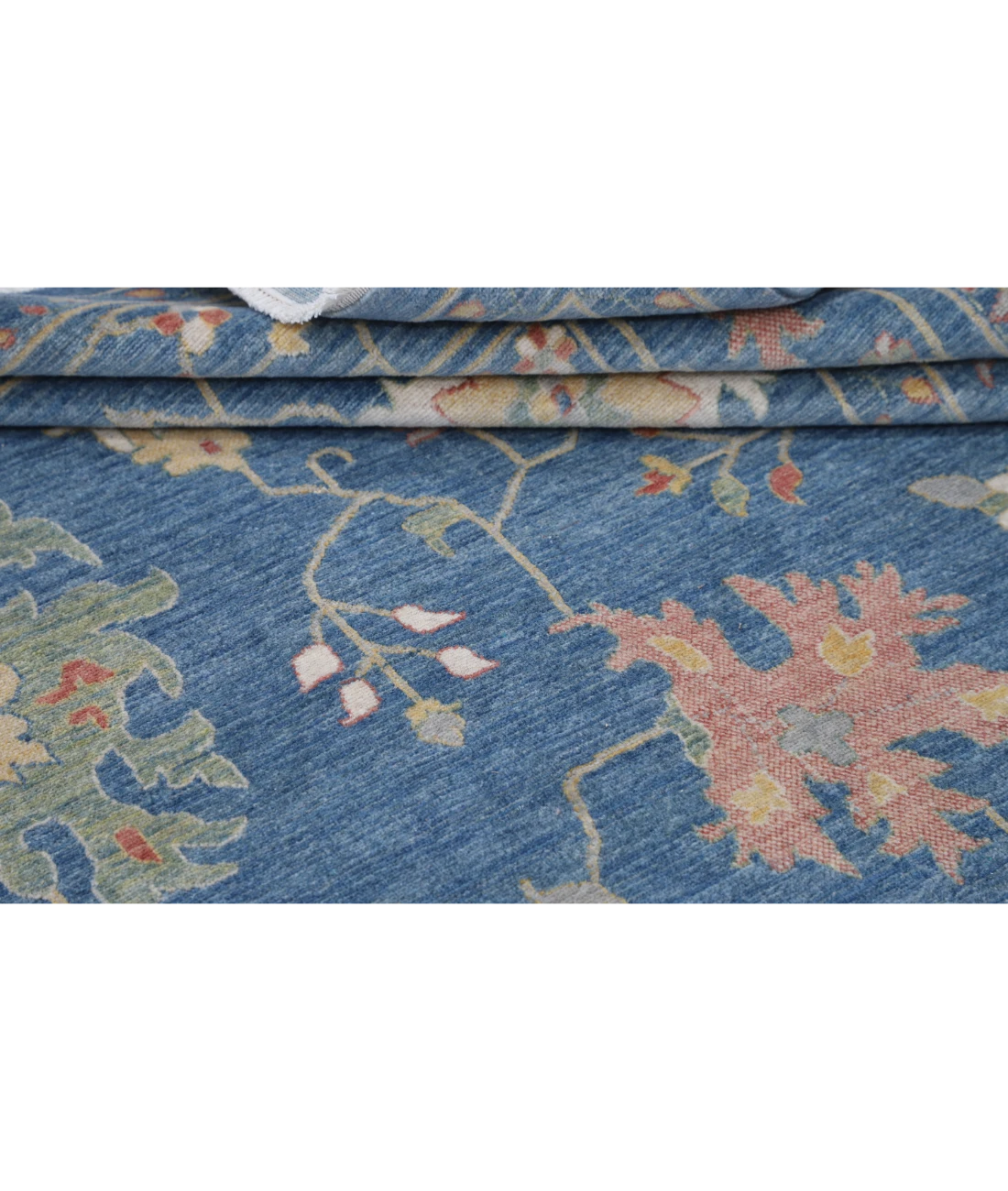 Power Loomed Lily Wool Rug 8' 10" X 11' 10" 8' 10" X 11' 10" (269 X 361) / Blue / Blue