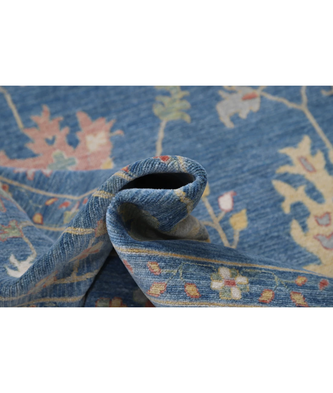 Power Loomed Lily Wool Rug 8' 10" X 11' 10" 8' 10" X 11' 10" (269 X 361) / Blue / Blue