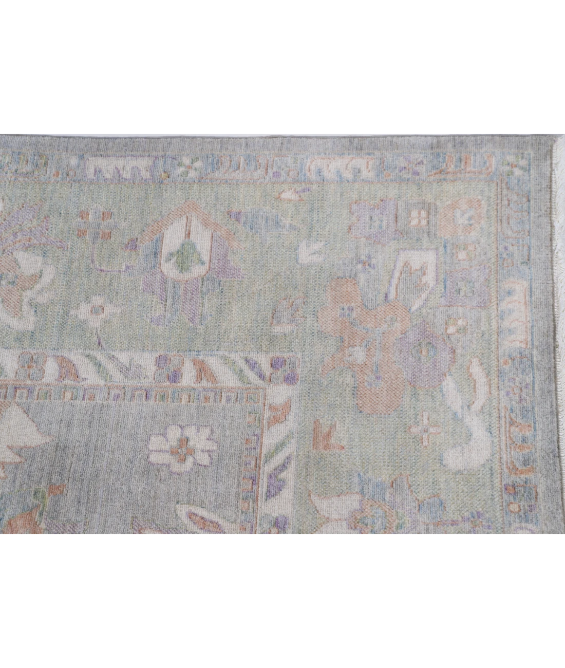 Power Loomed Lily Wool Rug 8' 10" X 11' 11" 8' 10" X 11' 11" (269 X 363) / Grey / Green