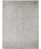 Power Loomed Lily Wool Rug 8' 10" X 11' 11" 8' 10" X 11' 11" (269 X 363) / Grey / Green