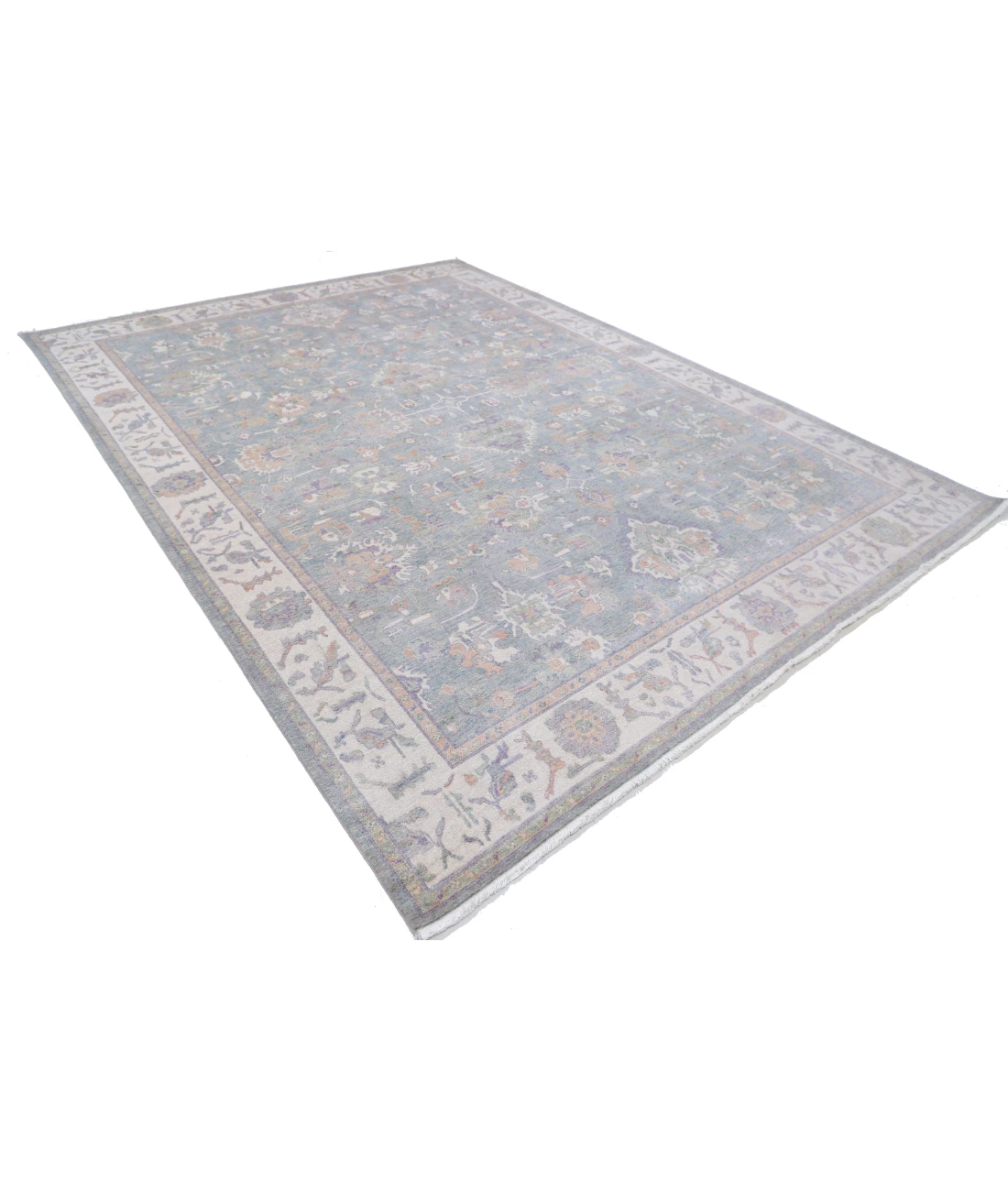 Power Loomed Lily Wool Rug 8' 10" X 11' 11" 8' 10" X 11' 11" (269 X 363) / Grey / Ivory
