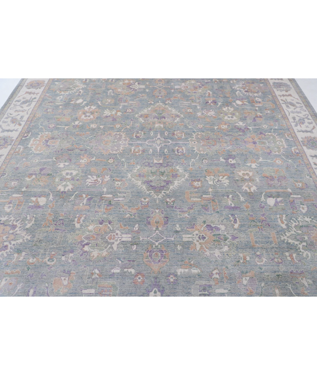 Power Loomed Lily Wool Rug 8' 10" X 11' 11" 8' 10" X 11' 11" (269 X 363) / Grey / Ivory