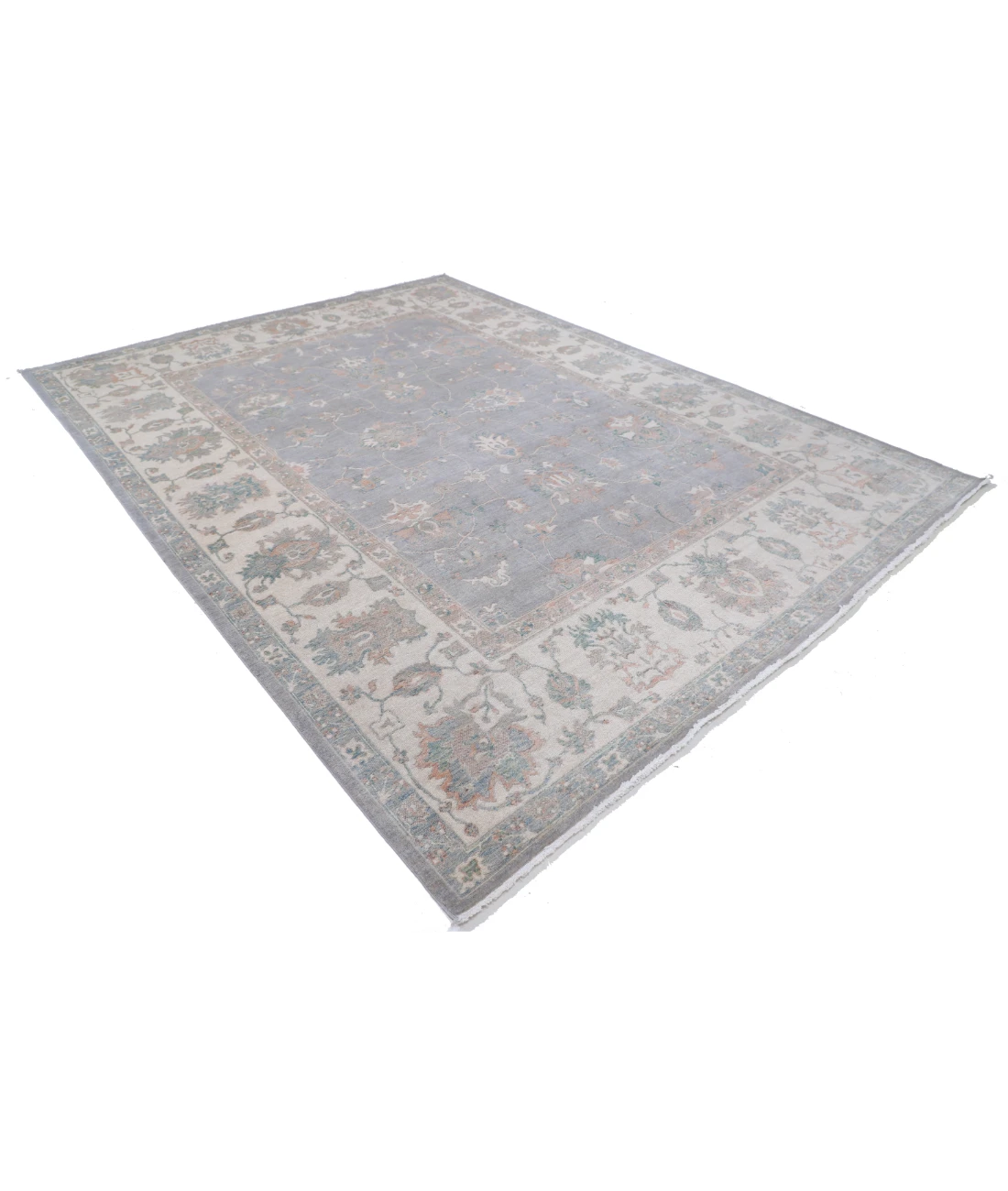 Power Loomed Lily Wool Rug 8' 11" X 12' 0" 8' 11" X 12' 0" (272 X 366) / Grey / Ivory