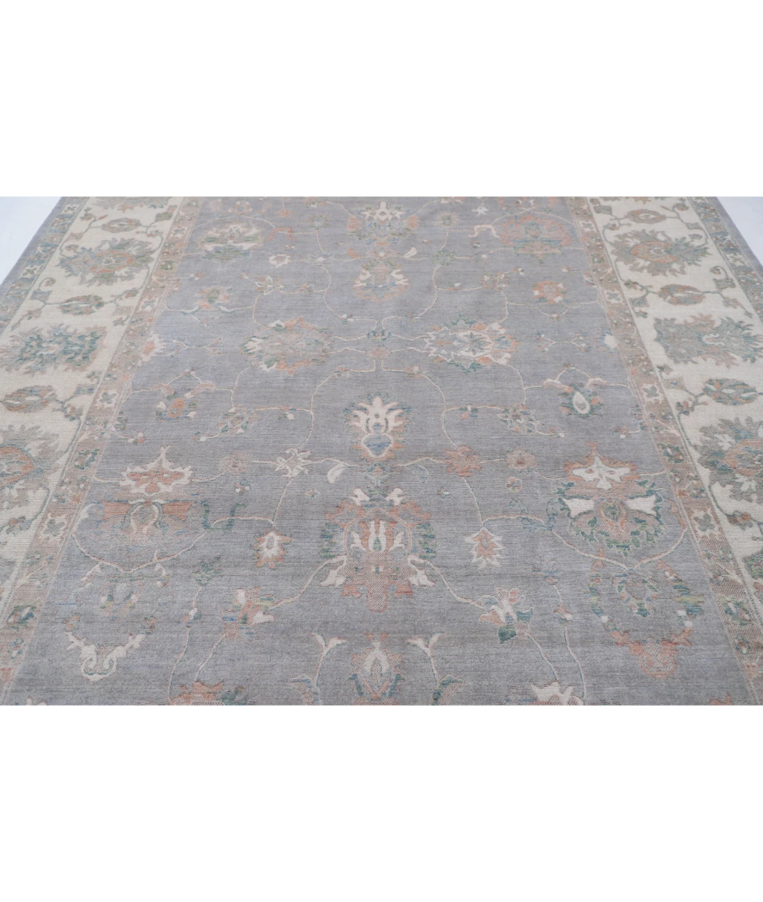 Power Loomed Lily Wool Rug 8' 11" X 12' 0" 8' 11" X 12' 0" (272 X 366) / Grey / Ivory