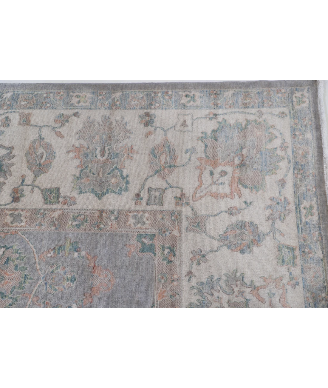Power Loomed Lily Wool Rug 8' 11" X 12' 0" 8' 11" X 12' 0" (272 X 366) / Grey / Ivory