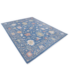 Power Loomed Lily Wool Rug 8' 1" X 9' 10" 8' 1" X 9' 10" (246 X 300) / Blue / Blue