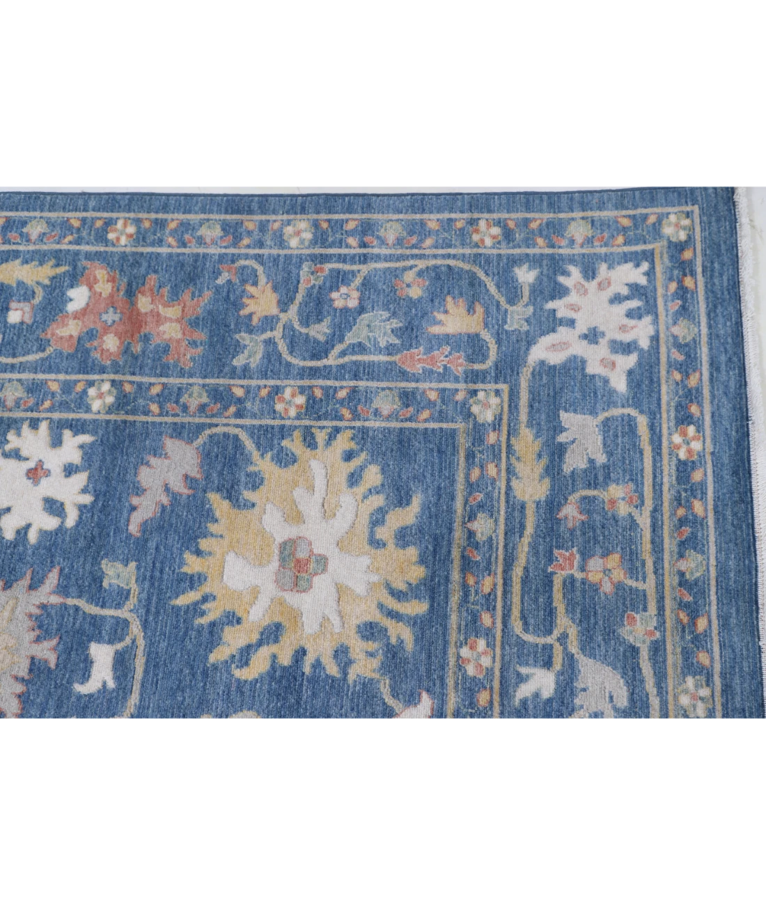 Power Loomed Lily Wool Rug 8' 1" X 9' 10" 8' 1" X 9' 10" (246 X 300) / Blue / Blue