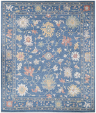 Power Loomed Lily Wool Rug 8' 1" X 9' 10" 8' 1" X 9' 10" (246 X 300) / Blue / Blue